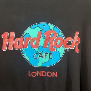 Hard Rock Cafe London Adult Mens Size XL T Shirt Top Black England Travel Tee